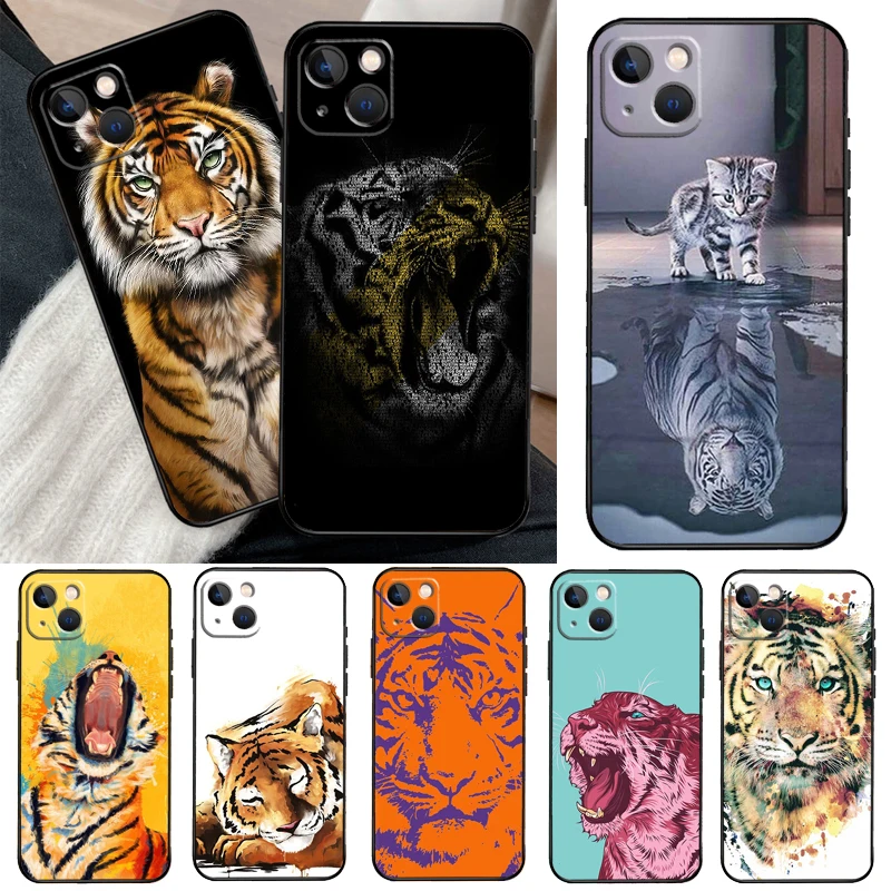 حافظة فنية على شكل نمر حيواني لهاتف OnePlus 13T 13R 12 12R 15 13 11 10 10T 8T Nord 5 CE 2 3 4 Lite Nord N20 N30