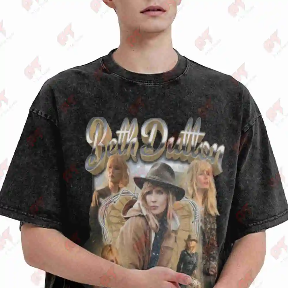 Yellow Stone Beth Heartthrob Vintage Washed Tee Pure Cotton T-Shirt