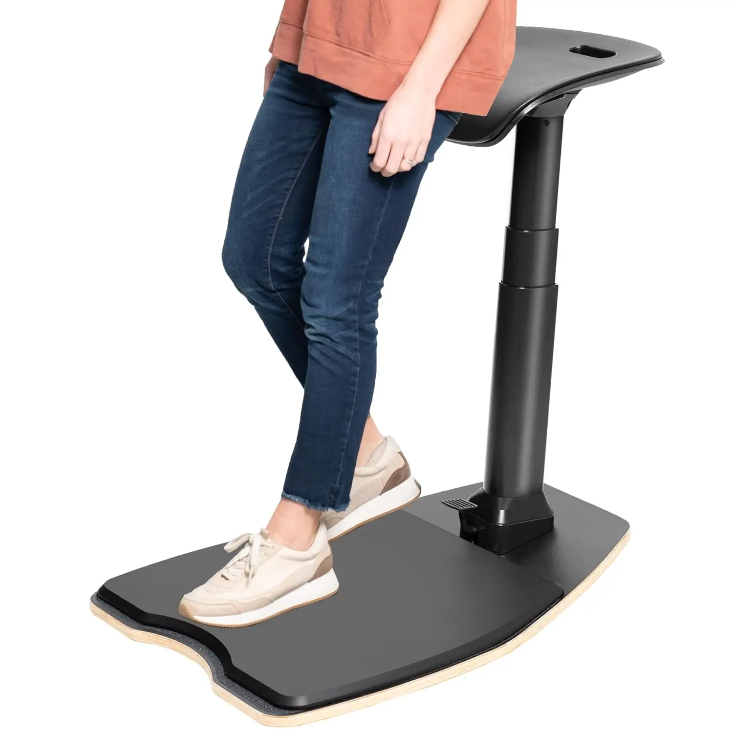 

Эргономичное кресло-стул для отдыха с регулировкой высоты, подушка для сидения против усталости, для офиса и дома, черное, на заказ