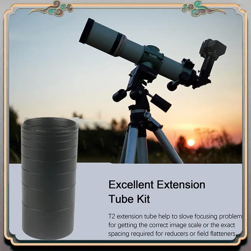 【2025 حديثًا】طقم أنبوب تمديد T2 M42x0.75 خيوط 3/5/7/10/12/15/20/30 مللي متر للتلسكوبات أحادية علم الفلك #6