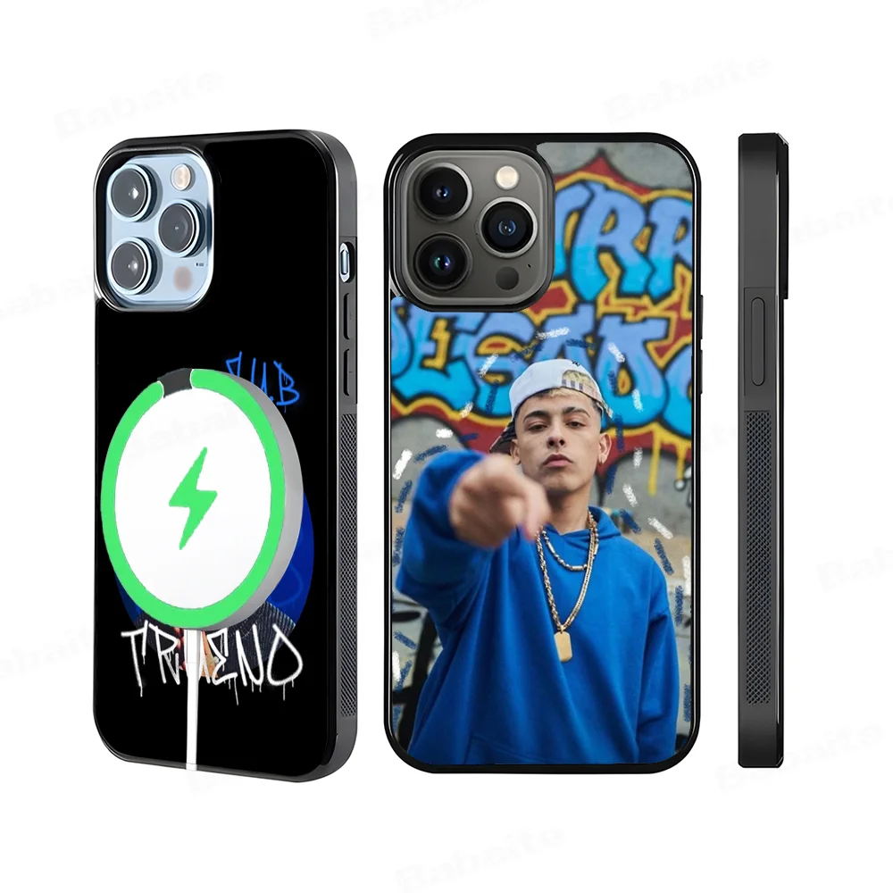 

Trueno Rapper Phone Case Magnetic Case For IPhone 16 14 13 12 11 15 Pro Max Plus For Magsafe Wireless Charge Cover