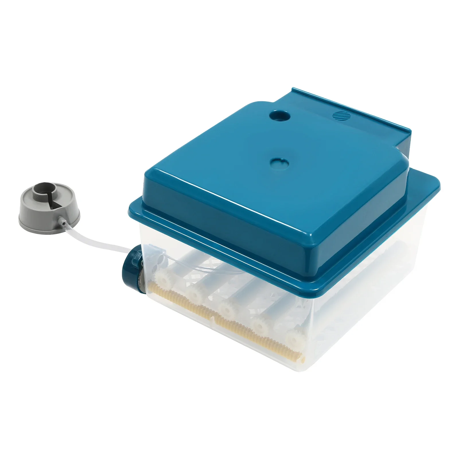 صندوق تربية 16 بيضة، حاضنة LED للدجاج، آلة تربية البيض، آلة تربية أوتوماتيكية بالكامل للمختبرات والمزارع