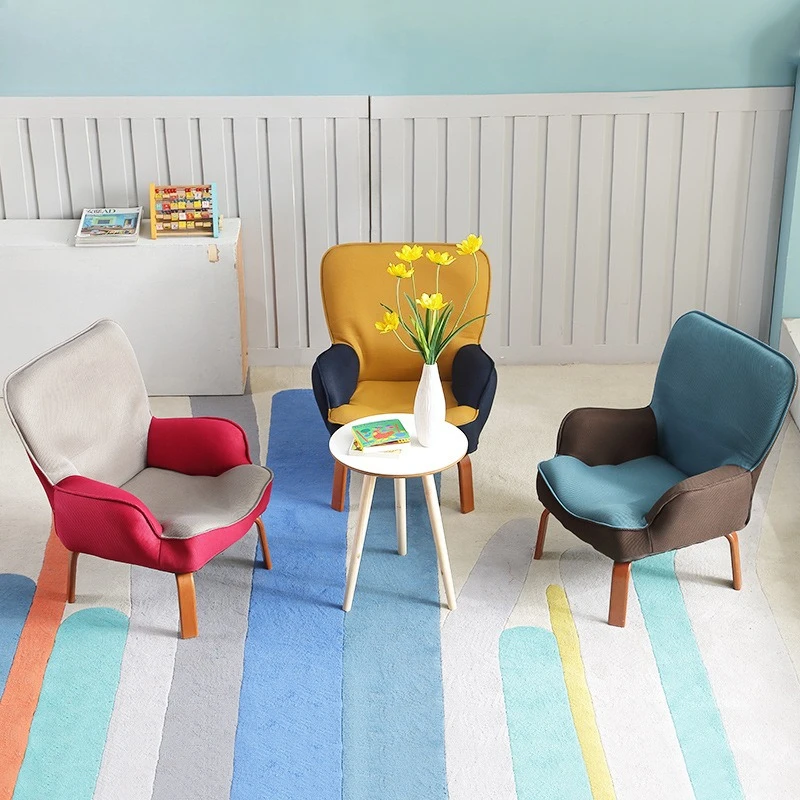 게으른 일기 어린이 소파 의자 독서 코너 독서 의자 귀여운 아기 유치원 레저 미니 소파