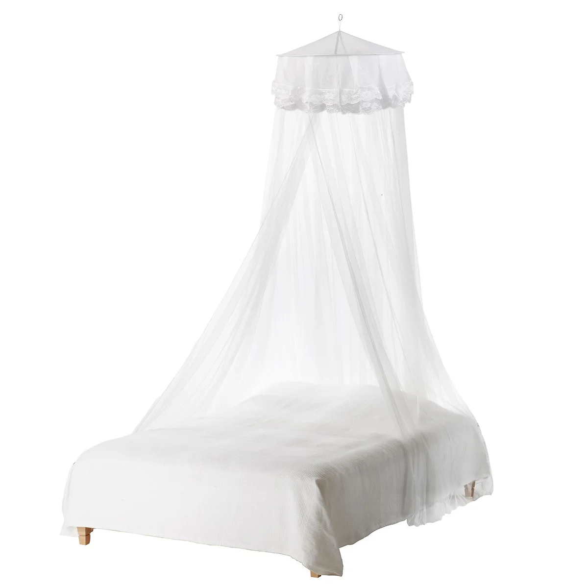 Crib Cover Tent Mosquito Net Kids Teepee Foldable Netting for Bed Canopy Baby Window