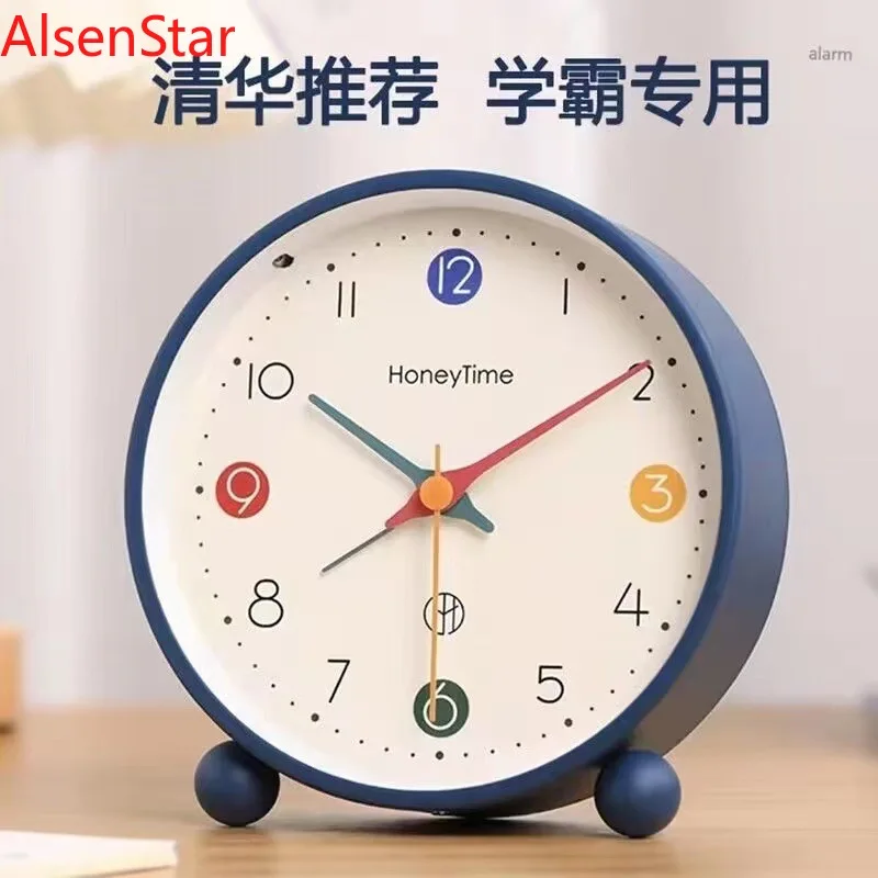 2025 New Desktop Alarm Clock Primary School Student Wake-up Artifact Children Boys Girls Learning Alarm Clocks Table Time Clock