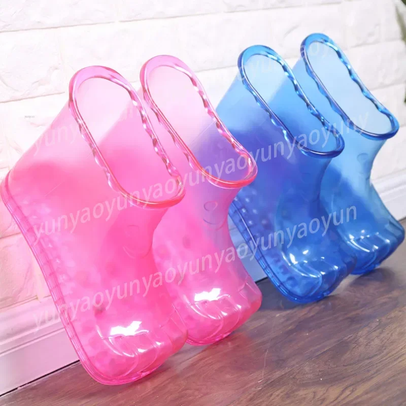 Women Foot Soak Bath Therapy Massage Shoes Ankle Boots Sole Relaxation Home Feet Care Hot Water Neutral Foot Soak WF J8N9O9