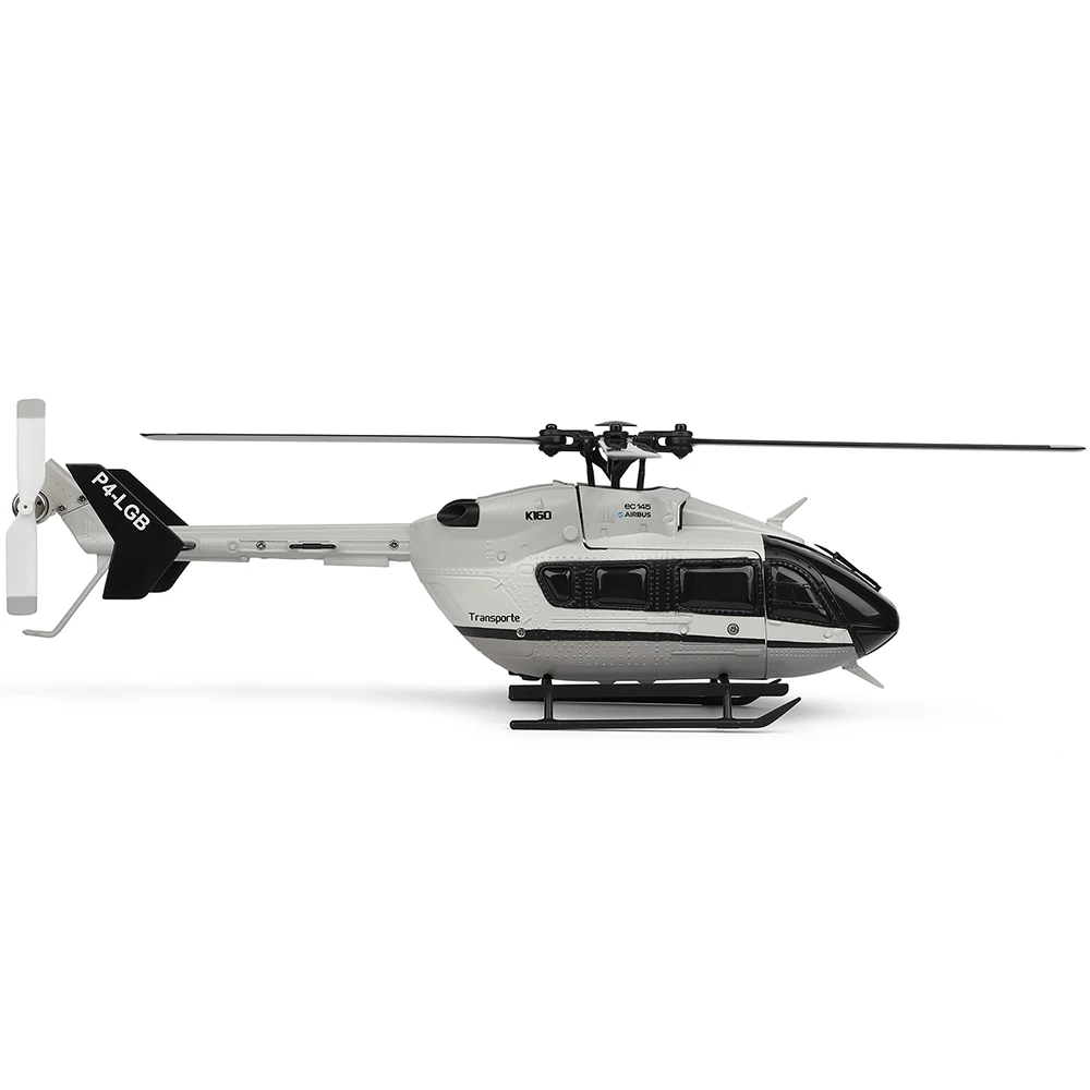 WLToys RC Helicopter K160 Vier Blades Borstelloze Motor Vliegtuig 2.4GHz 4 Kanalen 6-assige Gyro Afstandsbediening Vliegtuig EC-145 Model