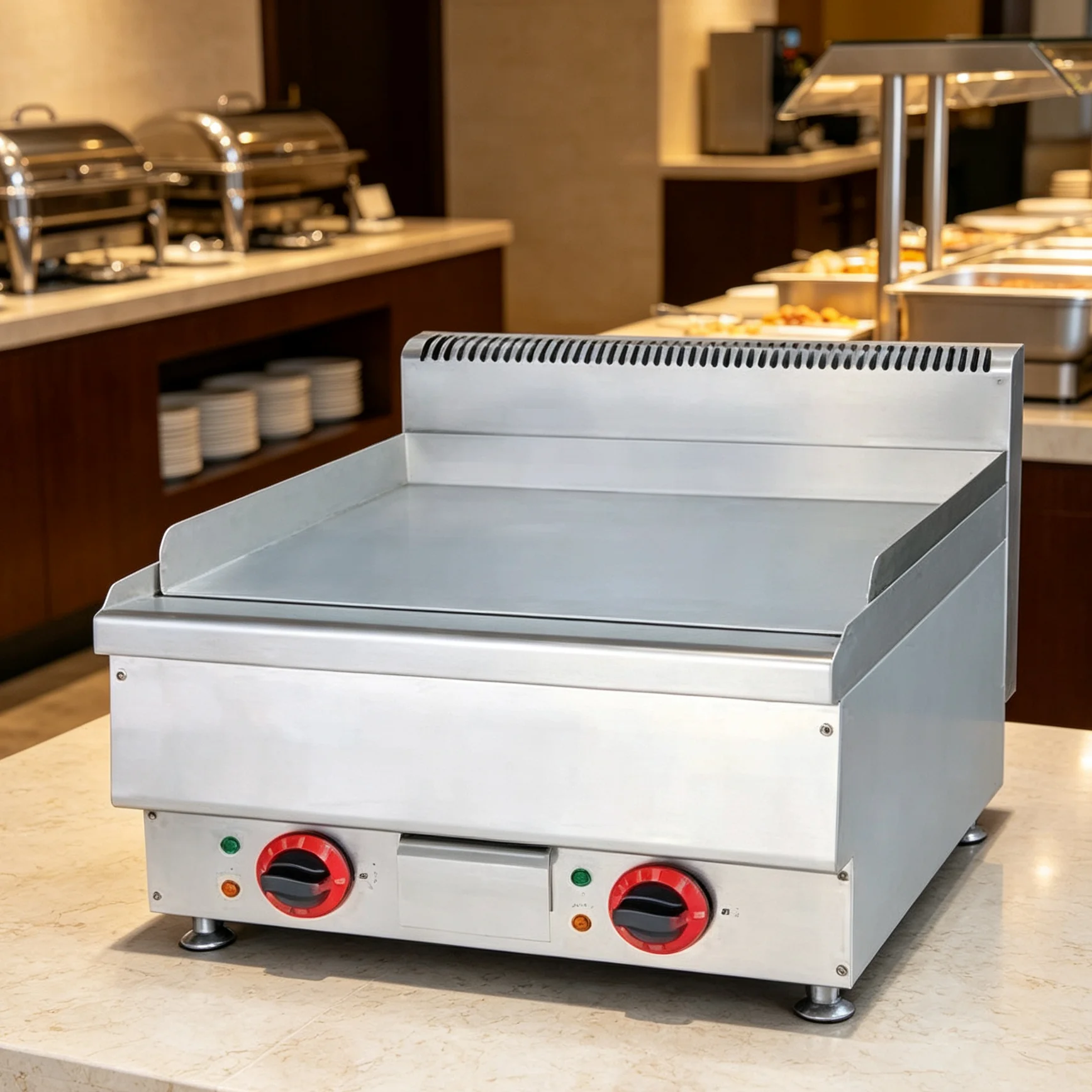 Electric Griddle Flat Top - Электрическая плоская гриль-плита T*& для коммерческого