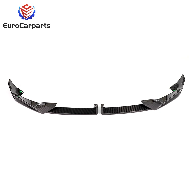 2023Year Carbon Fiber Car Front Lip X5 G05 MP Style Front Bumper Splitters For G05 LCI MT Upgrade MP Front Corner Lips Black Lip