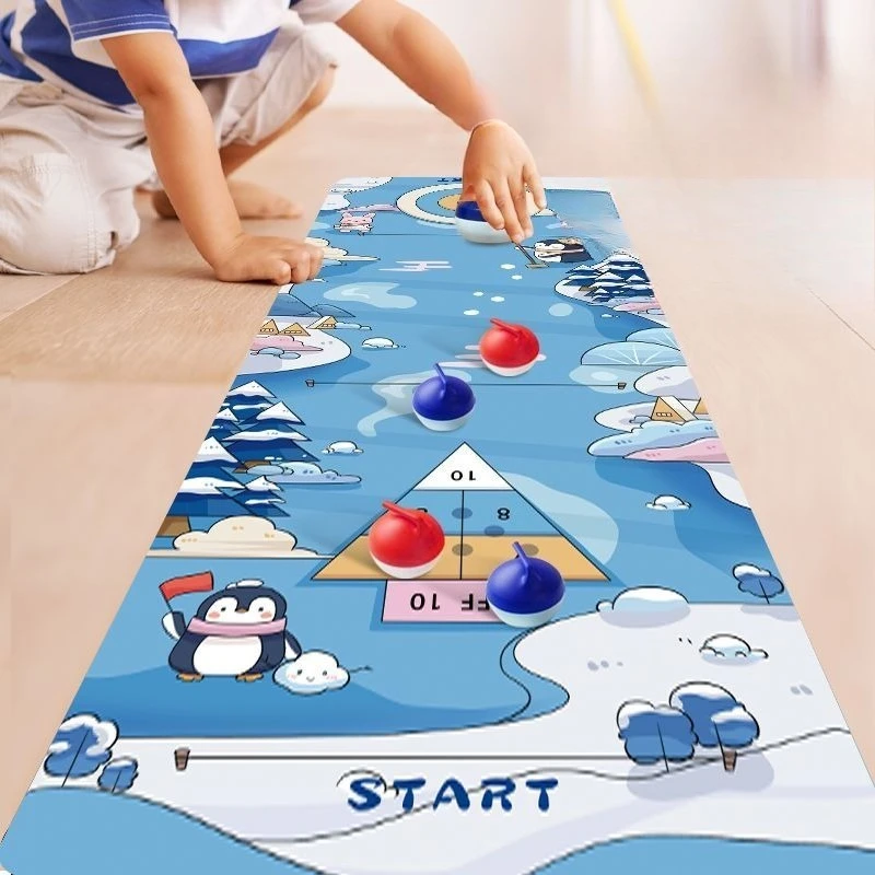 

Игра для керлинга, семейная настольная игра для путешествий, вечеринка, портативная забавная игрушка для фанатов, мальчиков, детей, студентов, взрослых, энтузиастов, девушек, друзей