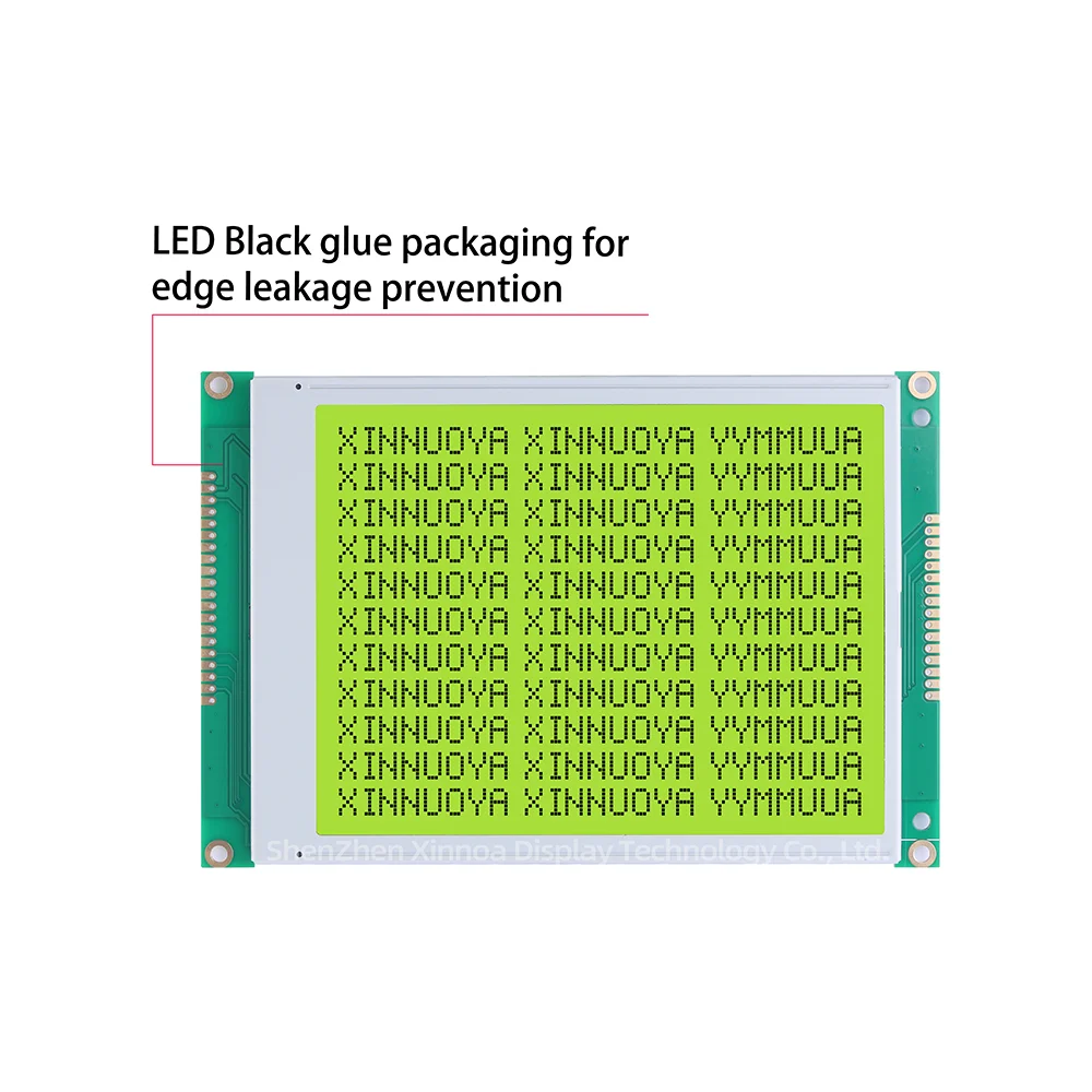 Imagem -02 - Módulo Lcd Âmbar com Controlador de Letra Equipamento Distribuidor do Combustível 320240b Ra8835 320x240 Lcd Preto