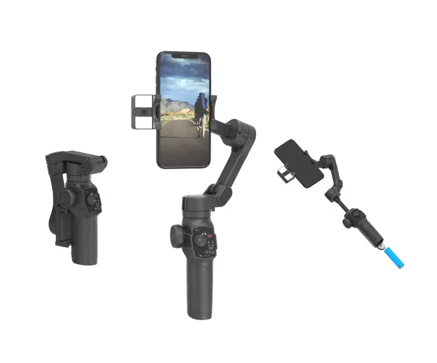 

Anti-Shake Face Tracking Foldable for Gimbal Stabilizer with Extention Rod Selfie Stick Tripod