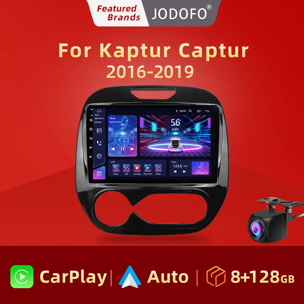 

Jodofo 8 Core Android 11 Auto Radio For Renault Captur 2016 - 2019 Stereo Car Multimedia Carplay GPS Navigation System 2 din DSP