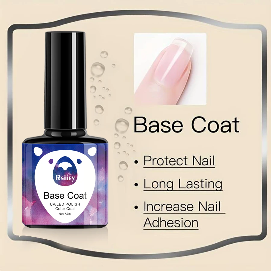 8 ชิ้นประกายสะท้อนแสง Glitter เจลเล็บและ Base & Top Coat Kit - Holographic Diamond Soak Off UV LED Gel สําหรับ Ho