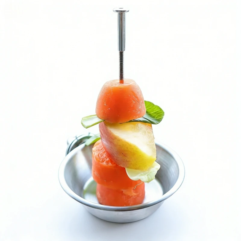 

Parrot Feeder Stainless Steel Feeder Seed Vegetable Fruit Feeder Hanging bird supplies Used for Small to Medium Parrot