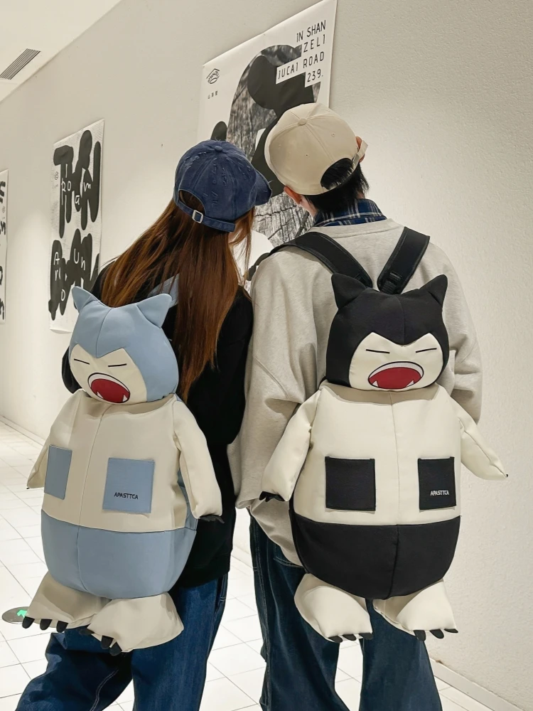 Cartoon Motorcycle Travel Commuter Backpack Unisex 43x14x46cm Soft Handle Zipper Closure Medium Hardness Anti-Splash Water