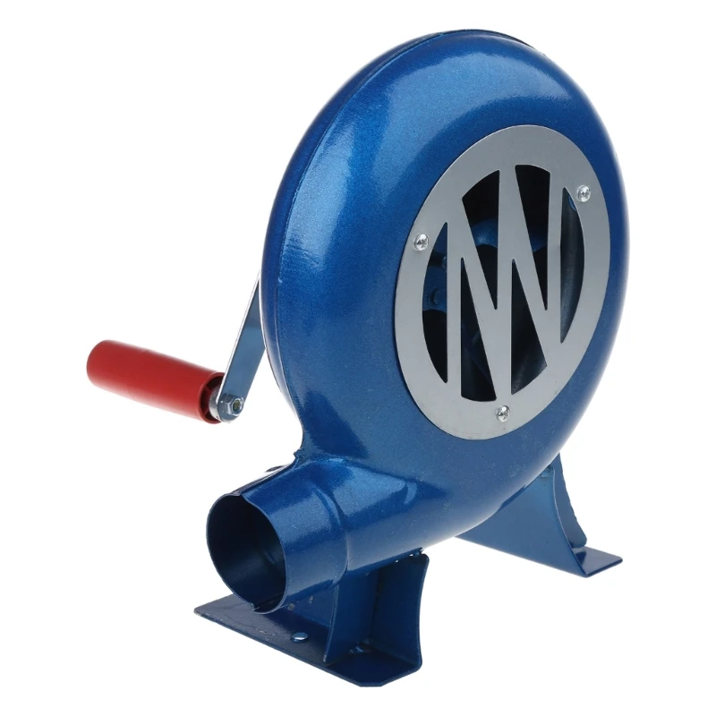 ทำอาหารกลางแจ้ง BBQ พัดลมแบบพกพา Hand Crank Fan Air Blower Grill Camping เตาอุปกรณ์เสริมบาร์บีคิว เครื่องมือ
