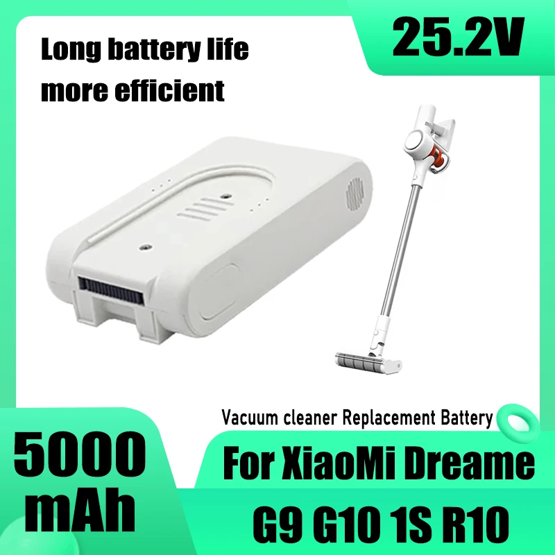 For Xiaomi Mijia wireless vacuum cleaner to replace lithium-ion battery, compatible with G9 G10 G9 Plus G10 Plus