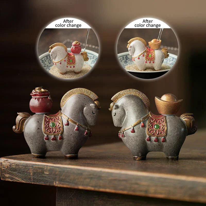 Color Change Immediately Rich Tea Pet Ornament Lucky Tangma Coffee Table Raise Accessories Boutique Tea Pet