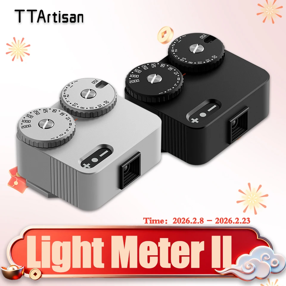 

TTArtisan Light Meter II Cold Shoe Mount for DSLR Mirrorless Camera Light Meter Photography Accessories A7RIII XT-100 ZFC R5