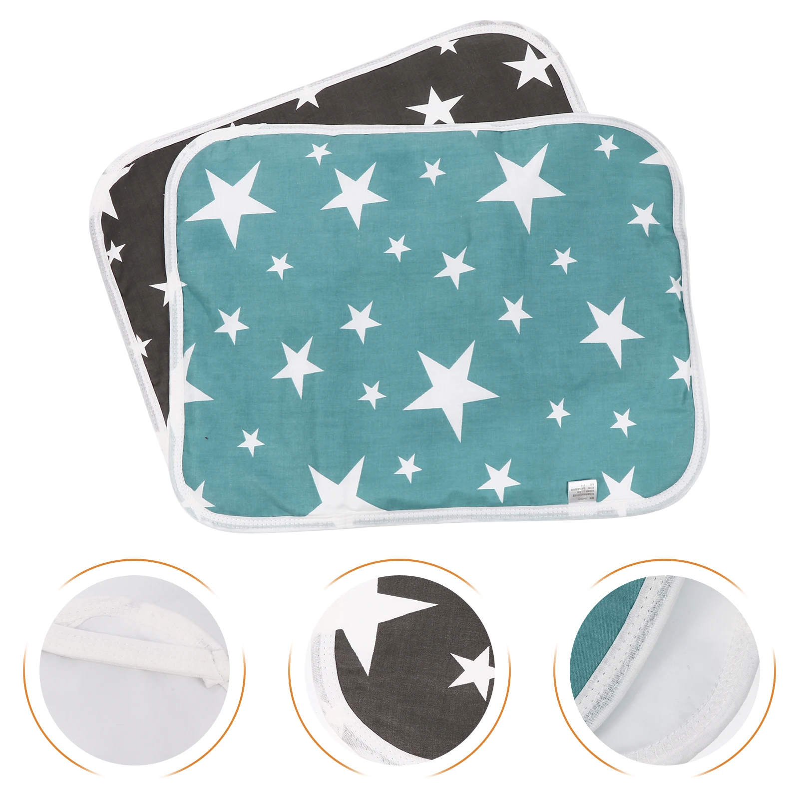 

2pcs Pet Training Mat Washable Cage Liner Comfortable Eva Pee Reusable Pad Guinea Hamster Water Absorption Small