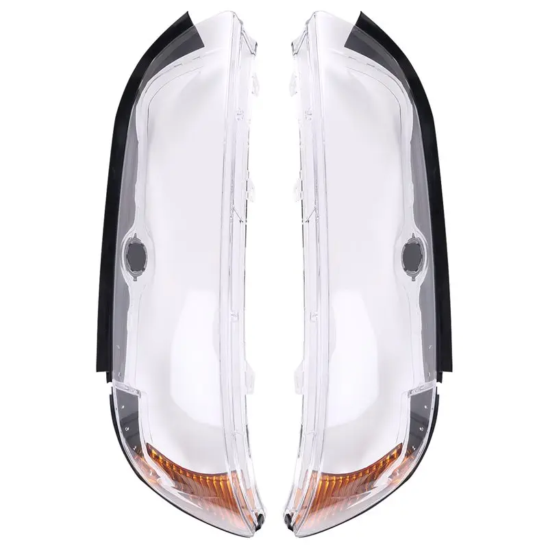 

L10A For BMW 5 SERIES E39 2000-2004 Car Headlight Shell Replacement Headlamp Glass Lens 1 Pair Cover