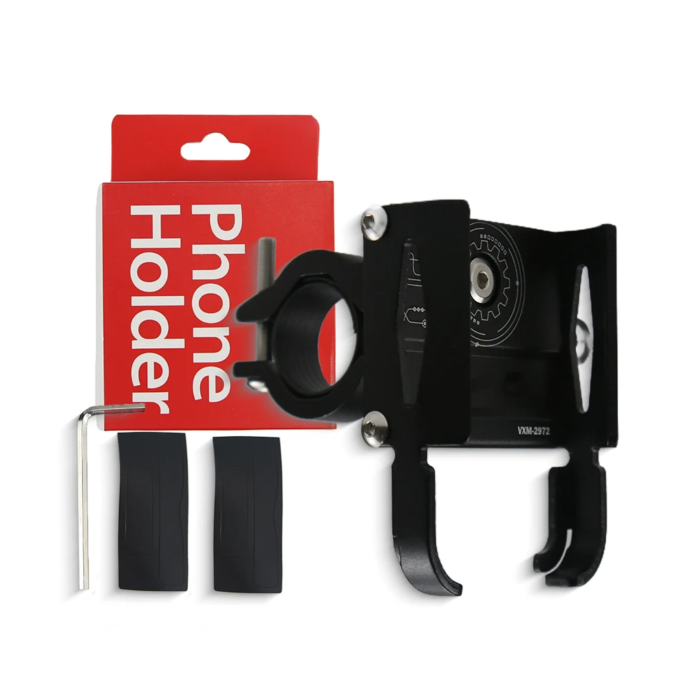 Bicycle Phone Holder 360° Rotation Aluminum Alloy MTB Bike Phone GPS Bracket Scooter Motorcycle Handlebar Mount Cell Phone Stand