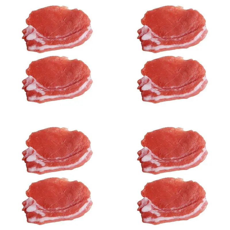 

Набор из 8 штук: Имитация свежего свиного мяса, реалистичная имитация готового мяса, декор для кухонного шкафа, украшение для стола, реквизит для фотосъемки