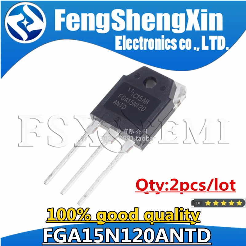 2pcs/lot FGA15N120ANTD TO3P FGA15N120 TO-247 15N120 15N120ANTD 1200V NPT Trench IGBT