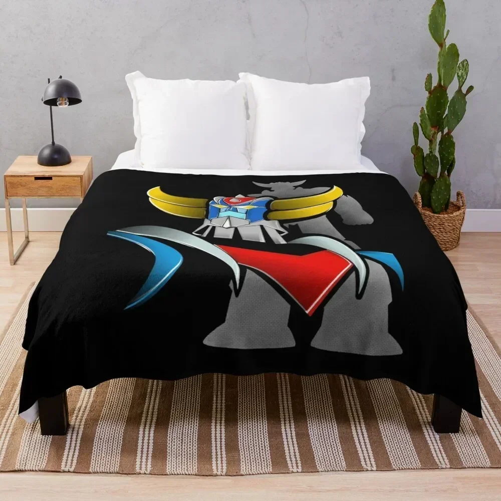 Goldorak, Grendizer, Vintage Goldorak Throw Blanket Hairys For Decorative Sofa Blankets