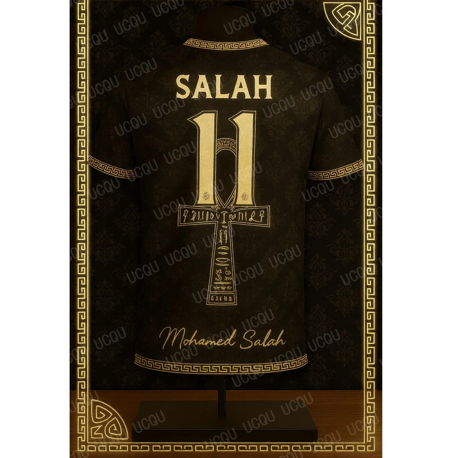 Maglia da calcio Salah 11 Cultural Symbol Edition AI Design Maglia da calcio in stile patrimonio speciale Kit da allenamento limitato da uomo Fan To