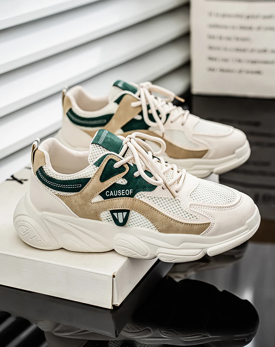 شبكة الرجال أحذية رياضية مريحة رجالي أحذية مفلكنة الدانتيل يصل تنفس في الهواء الطلق احذية الجري الخريف الرجال أحذية التنس 2026 جديد