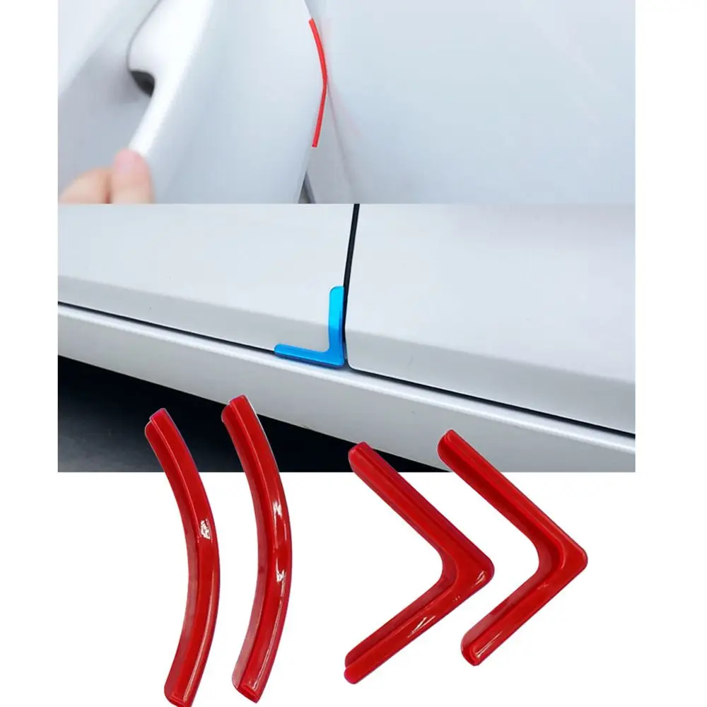 4Pcs Scratch Protector Car Door Corner Cover Silicone Bumper Crash New Car Door Corner Protectors for Car