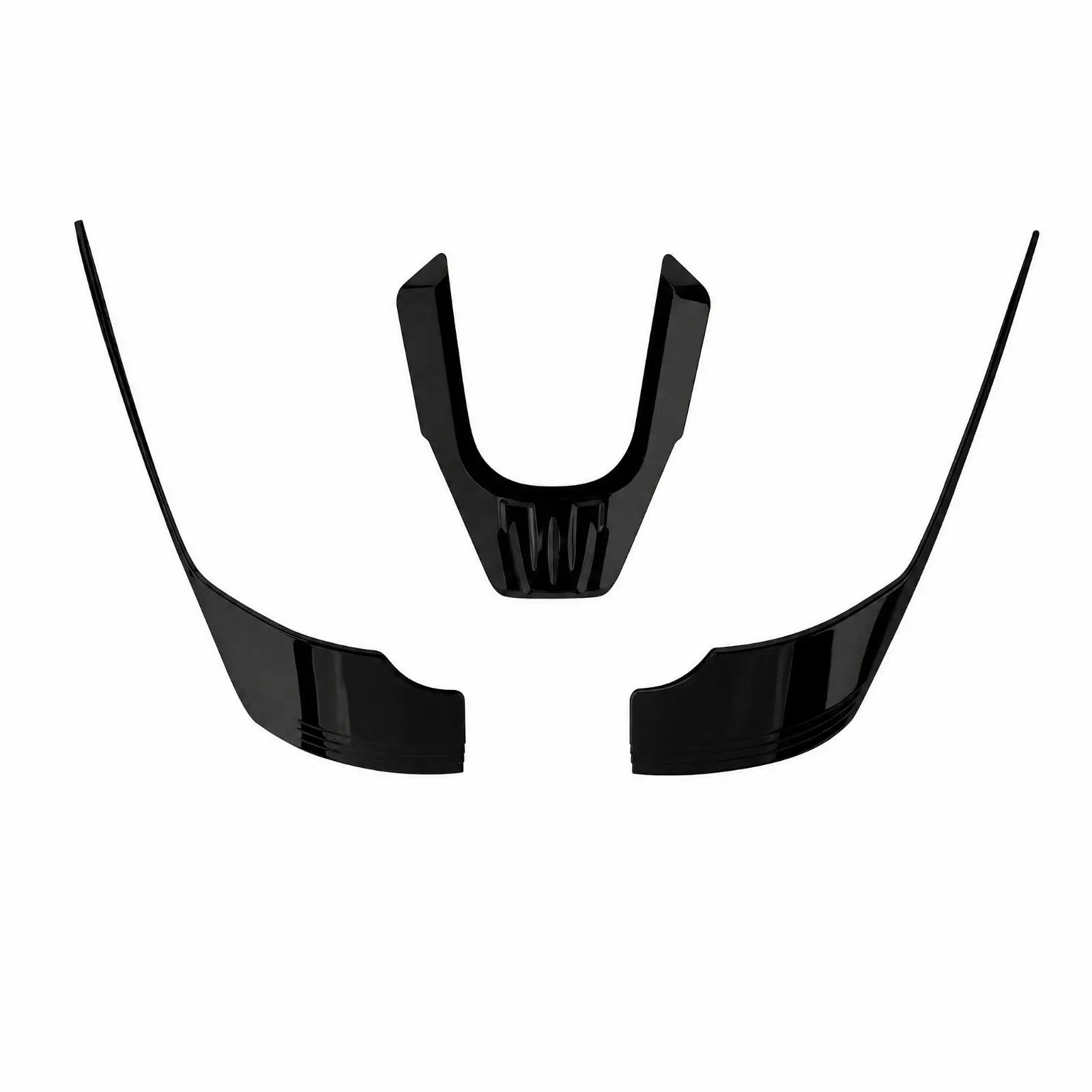Motorcycle Fender Decorative Trim Rear Mudflap Cover High Quality Plastic Raised Groove Design Styling Fairing for Everyday