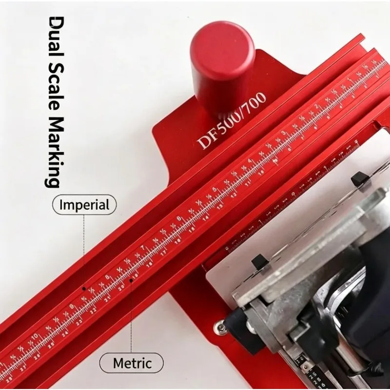 DF500/700 Tenon Machine Guide Rail Woodworking Groove Drilling Positioning Rail for Wood Panel Splicing Connection Accessory