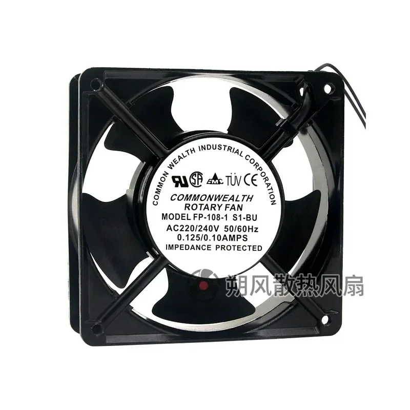for Sanxie FP-108-1 S1-BU 12038 12CM AC220V 0.13A Copper Wire Ball Bearing Cooling Fan