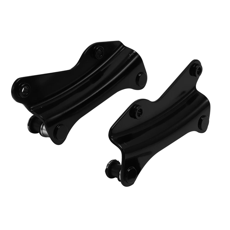 

1 Set Black 4 Point Docking Hardware Kit Metal Fit For Touring Models Road King Street Glide 2014-2019