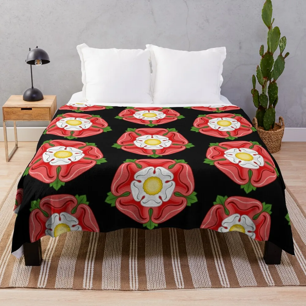 Tudor Rose Throw Blanket Hair Cute For Decorative Sofa Blankets