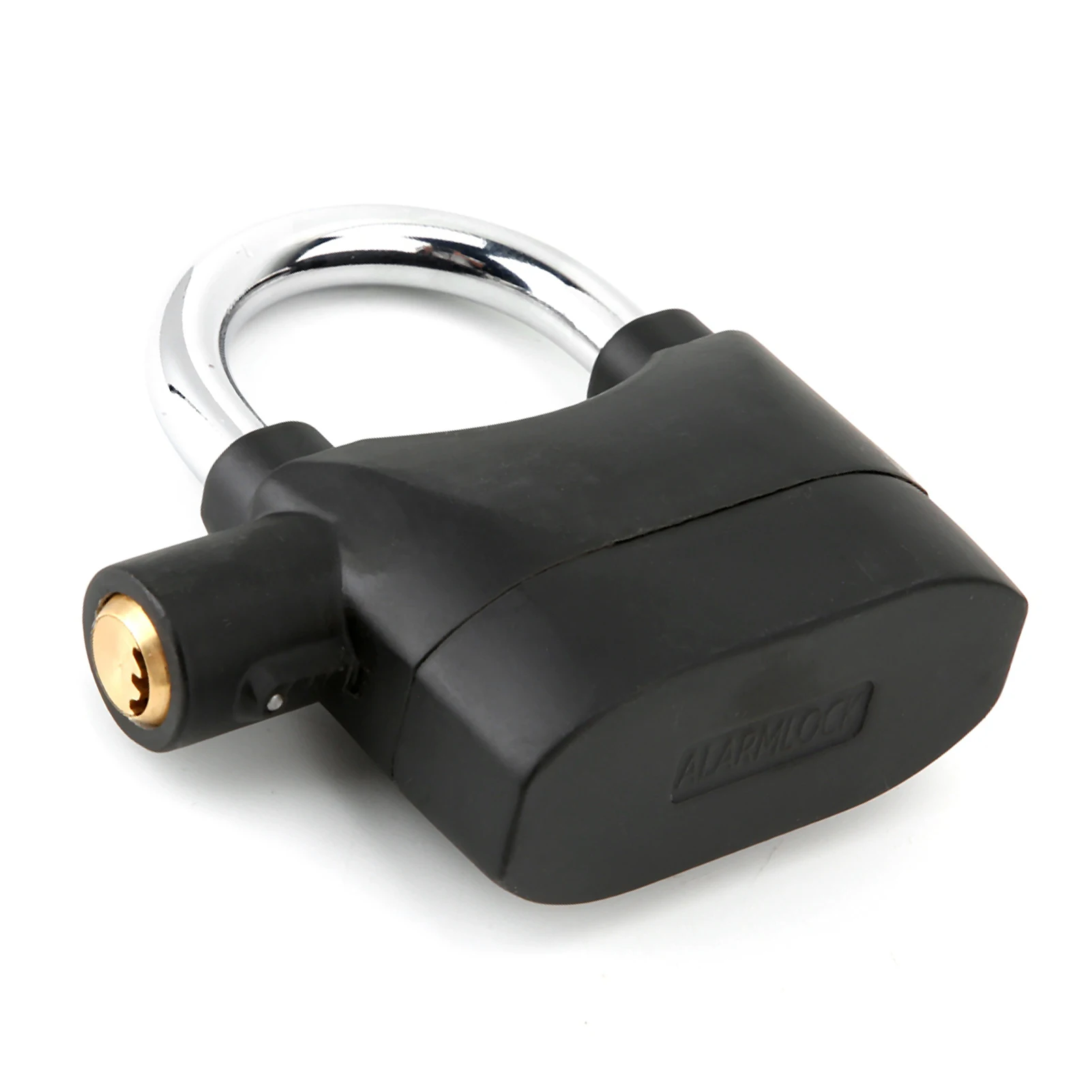 قفل إنذار مضاد للسرقة قفل إنذار أسود مضاد للسرقة قفل أمان مقاوم للماء قفل إنذار صفارة الإنذار لباب الدراجة النارية Windo