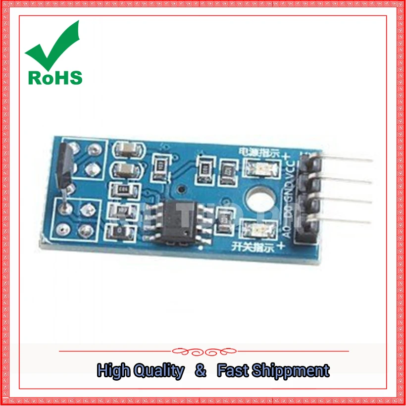 Hall Sensor Motor Speed Measurement Module 3144E Single Open Circuit Speed Sensor 3144 Count Sensor A3144 Board A3144E