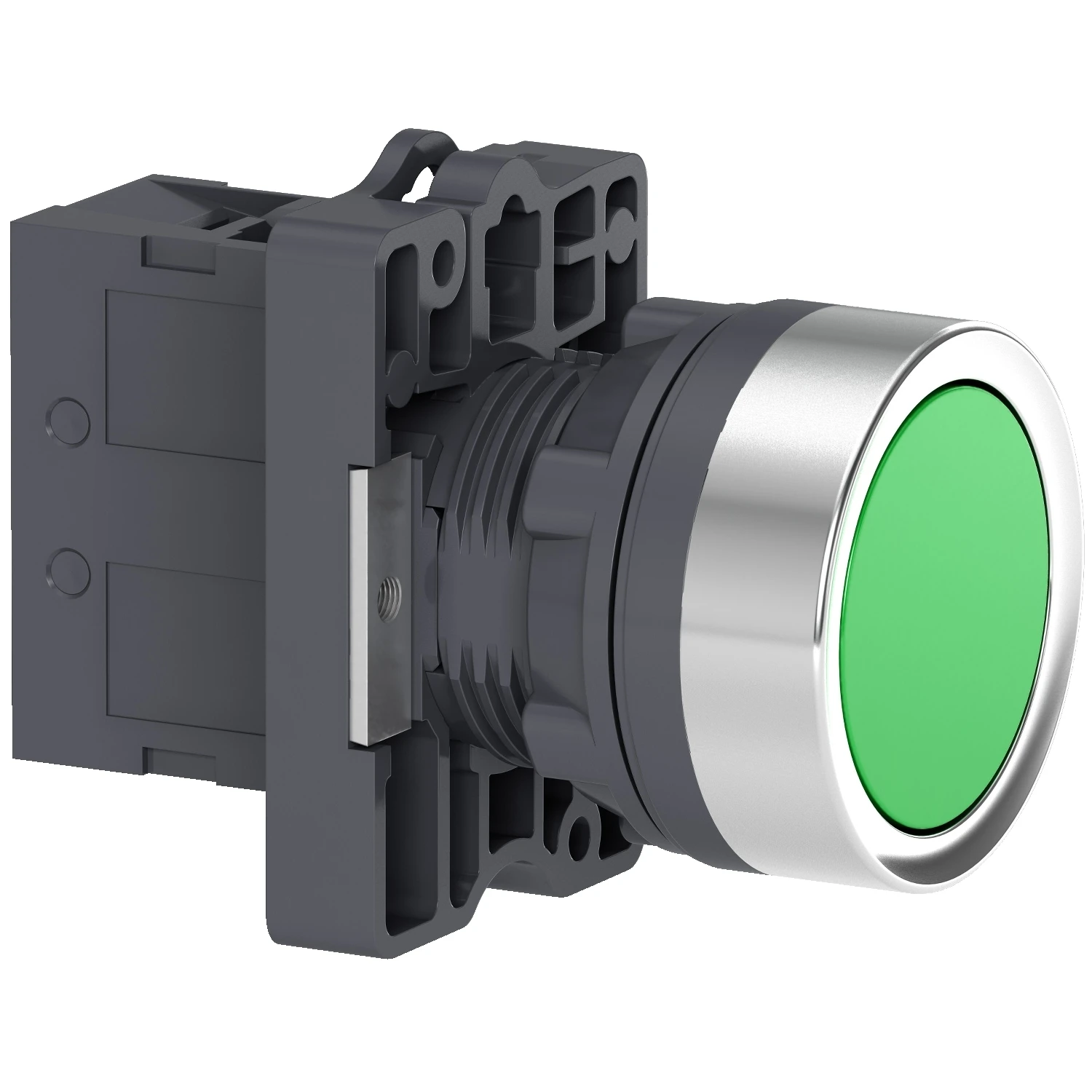 

XA2 flat head reset button XA2EA35 green