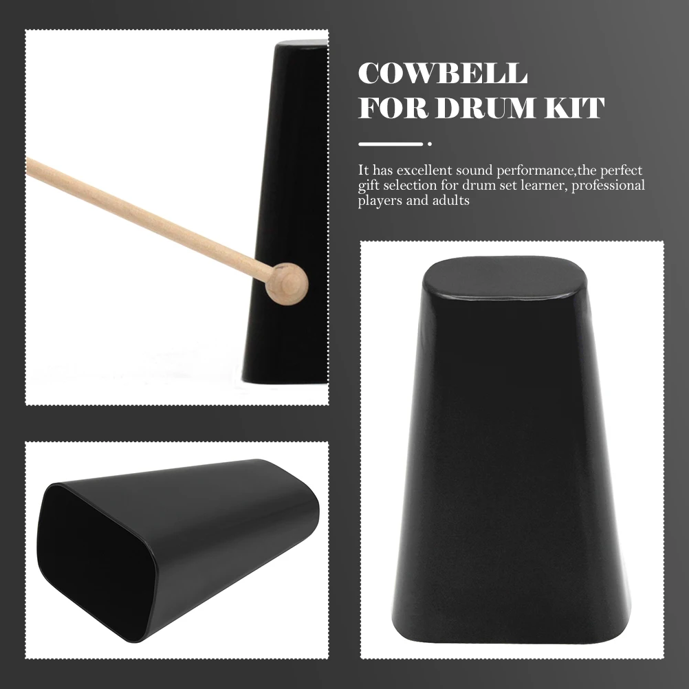 

Strong Cowbell Drum Kit Accessory Professional Percussion Instrument Supply Metal Music Part Professional-grade