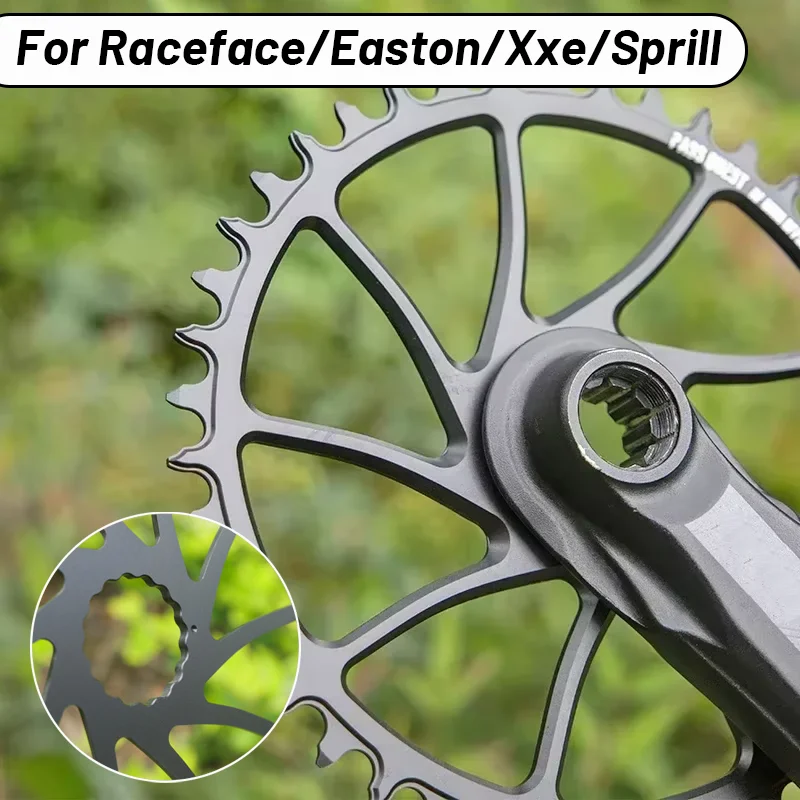 

Корона с прямым креплением для Raceface Easton Chainring Xxe Sprill Crank Круглая овальная Mtb Crown 38 36 48 зубьев Звезда 32 т 34 т Узкая широкая