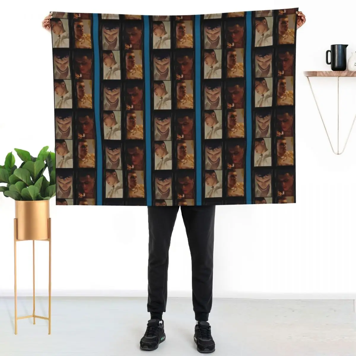 aron piper Graphic Throw Blanket Elegant Warm Throw Blanket for Hotel Home