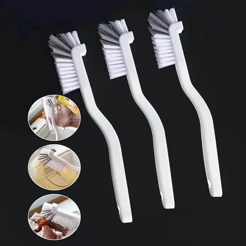 1/2 Piece Cleaning Brush Long Handle Milk Bottle Glass Tube Cleaning Brush Plastic Cleaning Dish Brush Household Kitchen Tool