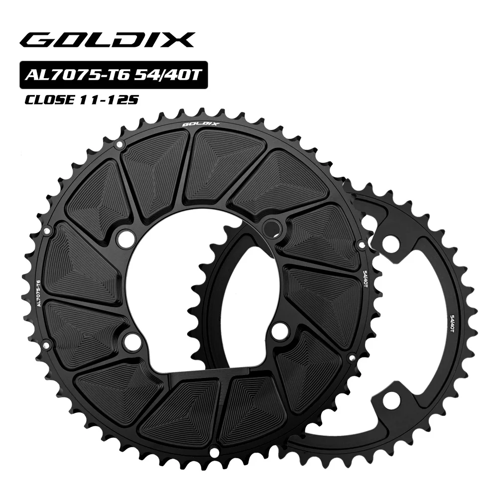 ضرس AERO ذو سلسلة مزدوجة 110BCD 2X لـ SHIAMNO DURA-ACE R9200 ULTEGRA R8100 105 R7100 11S 12S 4 BOLT Chainring