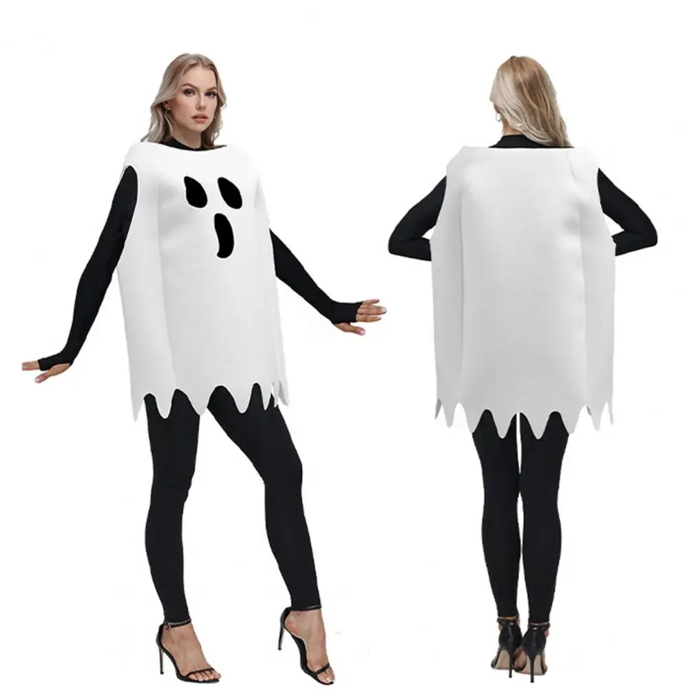 Halloween-Kostüme für Kinder, fantasievolles Rollenspiel-Outfit, gruseliges Geister-Halloween-Kostüm für Erwachsene und Kinder, Ganzkörper-Outfits für die Bühne