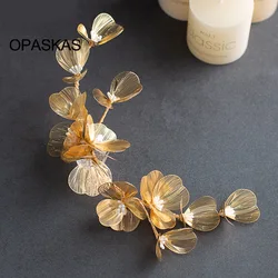 Bride Headbands Lotus Tiaras For Women Pearl Flower Hairbands Marriage Prom Crowns Wedding Hair Accessories Fashion Head Jewelry
