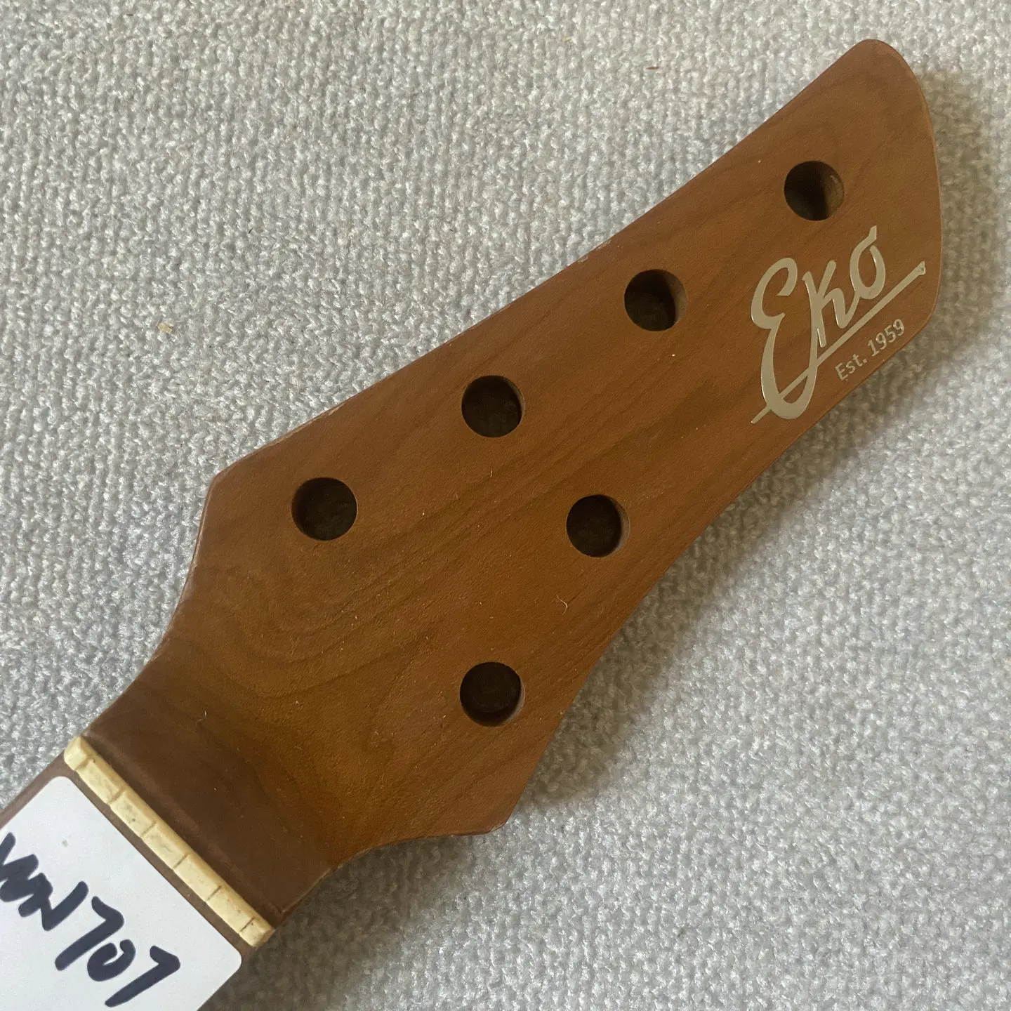 WN707 Roasted Maple  EKO ST Or TL Electric Guitar Neck DIY 24 Frets Right Hand Trussrod from Neck Heel