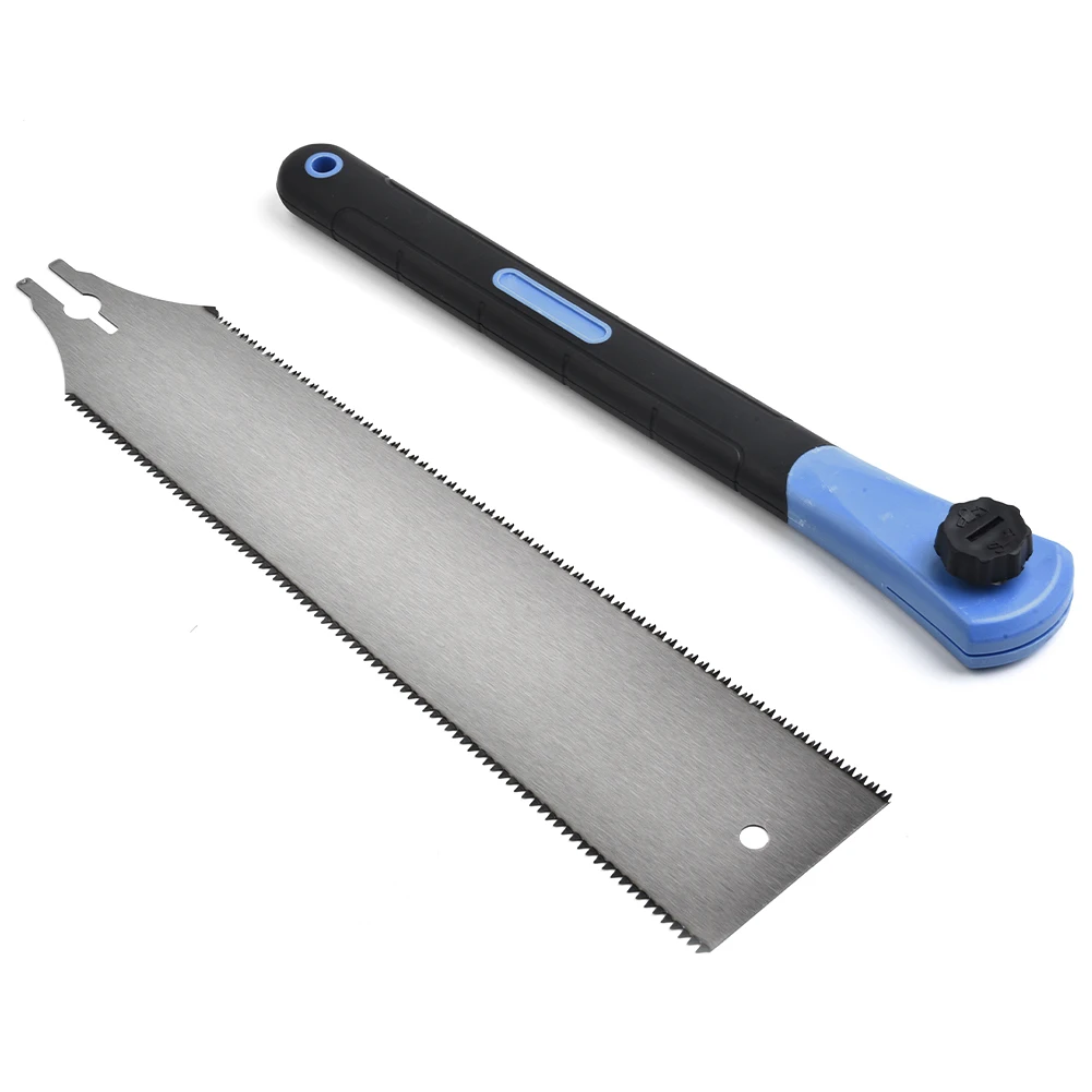 U50 1pcs Saws Japanese Double Edge Hand Saw 3 Side Teeth Woodworking Pull Saw For Tenon Wood Bamboo Plastic Cutting